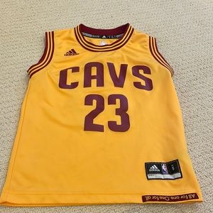 Kids Cleveland adidas Kenton James jersey small